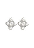 Earrings | Perla Stud (Silver/Pearl)