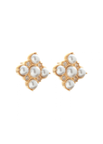 Earrings | Perla Stud (Gold/Pearl)