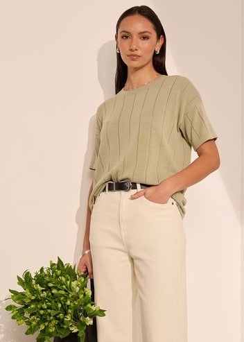 Tee | Ember Knit (Celery)