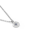 Necklace | Petite North Star (Sapphire + Silver )