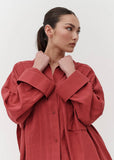 Shirt | Viv Oversized (Burnt Red)