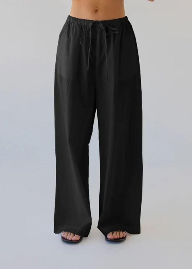 Pant | Cotton Wide (Black)