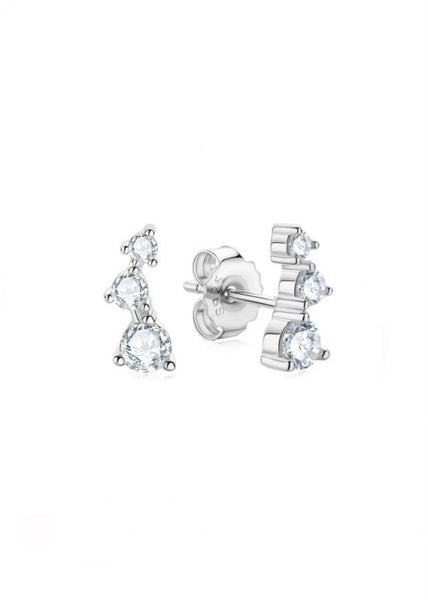 Earrings | Marcella studs (Silver)