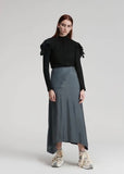 Model wearing Taylor Distinction top in black