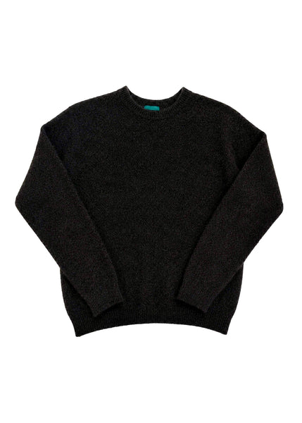 Lothlorian Spry textured jumper in brown marl