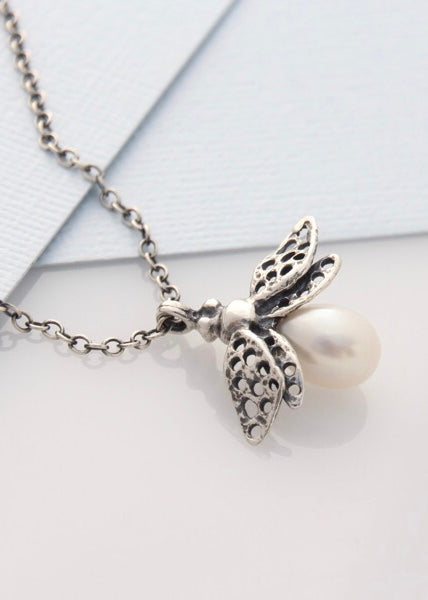 Necklace | Native Bee (Four Wings)