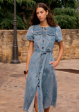 Dress | Allude (Mid Denim)