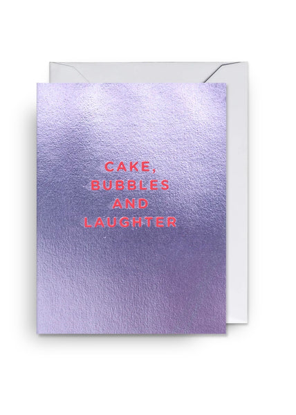 Card | Cake Bubbles And Laughter