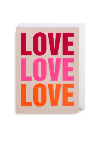 Card | Love Love Love mini