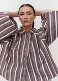 Shirt | Finn (Plum Striped)