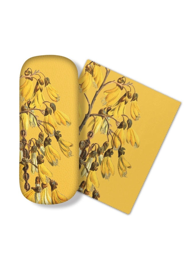 Glasses Case | Vintage Botanical (Kōwhai)