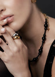 Necklace | Ombre (Onyx/Gold)