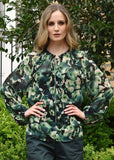 Top | Open Season Blouse (Green)