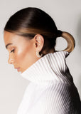Earrings | Hera Hoop (Pearl/Gold)
