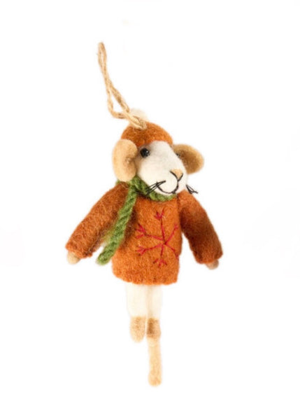 Decoration | Mice (Orange Sweater)