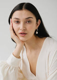 Earrings | Pearl Hoop (Gold)