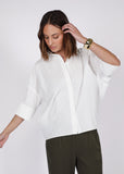 Close-up view of Marlow Shoreline Chalk shirt
