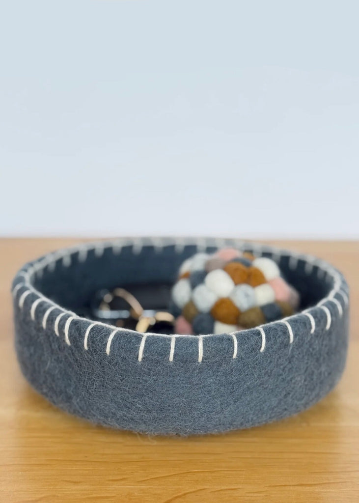 Bowl | Blanket Stitch (Storm)