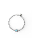 Bracelet | Baby Claw Chain (Silver/Opal)