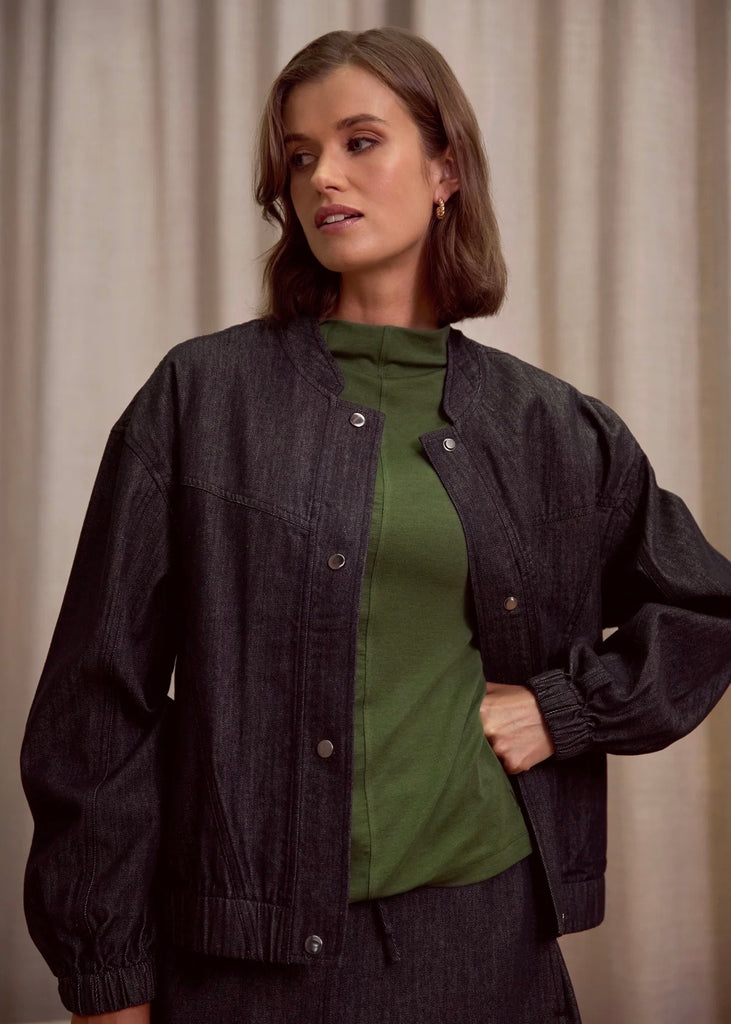 Jacket | Beam Bomber (Dark Wash)