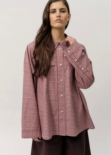 Shirt | Owen (Port Wine Check)