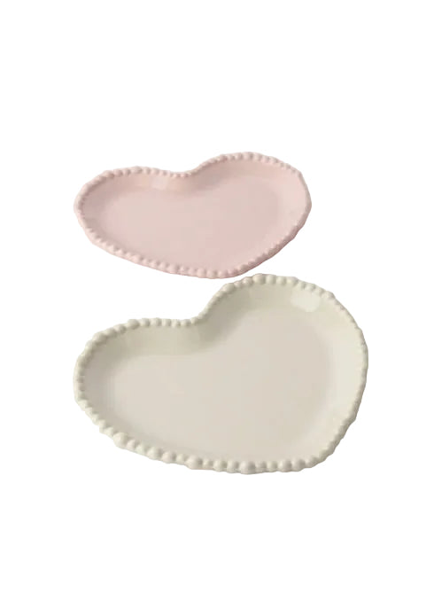 Heart Plate | French Pink