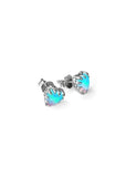 Earring | Love Claw (Silver/Opal)