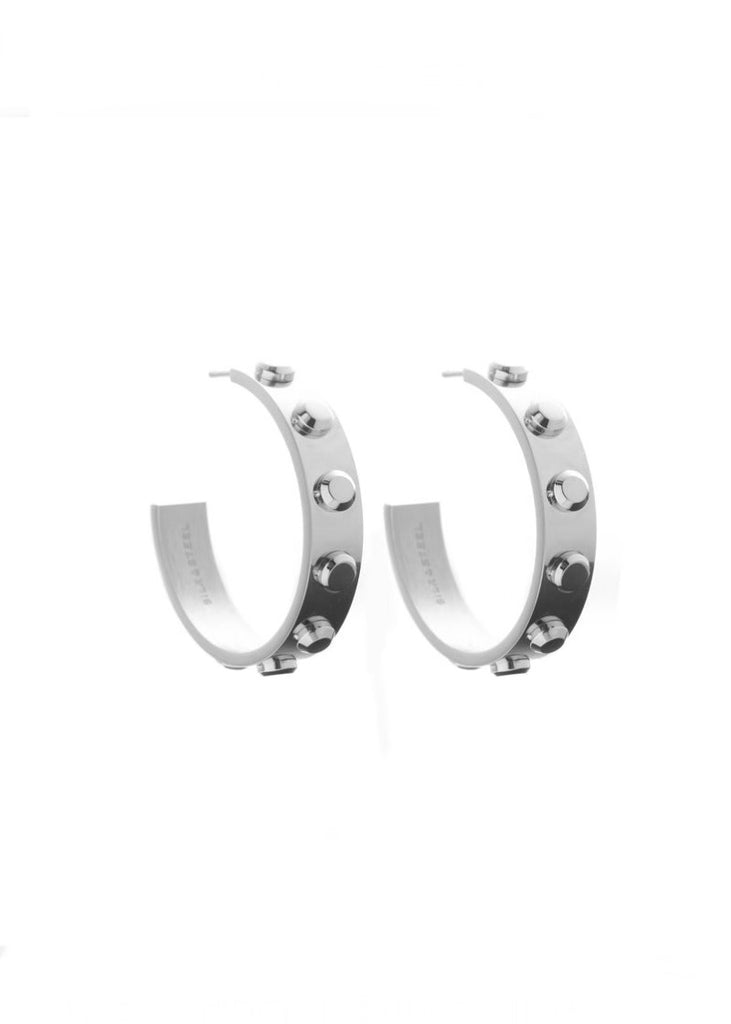 Earrings | Odyssée Stud Hoop (Silver)