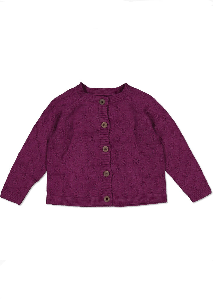 Cardigan | Ava (Mulberry)