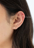 Earring | Mini Pearl Studs (Silver)