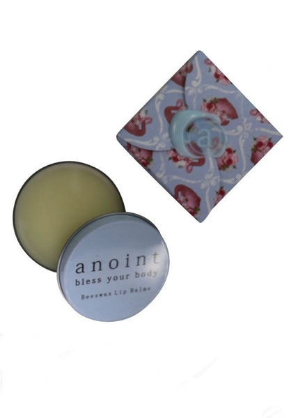 Lip Balm | Beeswax (Floral Swan)