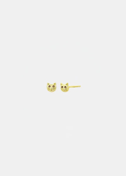 Earrings | Kitty Studs (Gold)