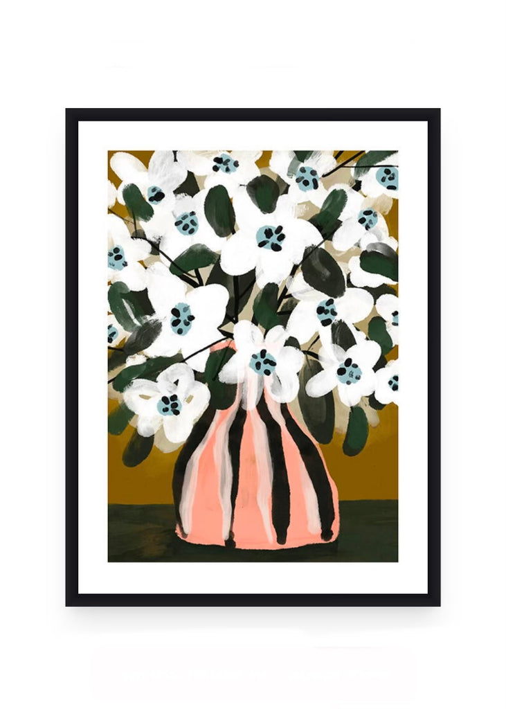 Art Print | Blooming Stripes