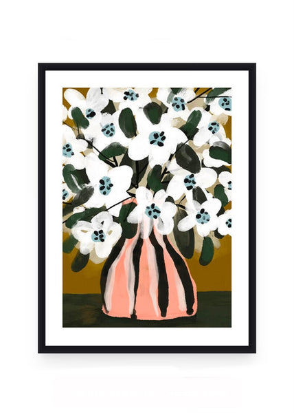 Art Print | Blooming Stripes