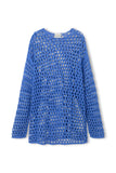 Top |Crochet Knit (Sky)