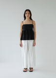 Model in Sophie Effortless Chalk pant