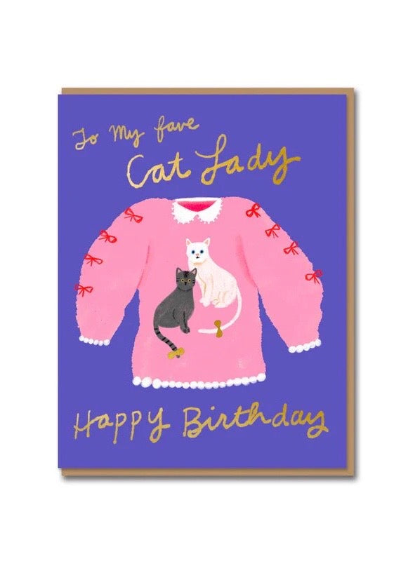 Card | Cat Lady (Carolyn Suzuki)