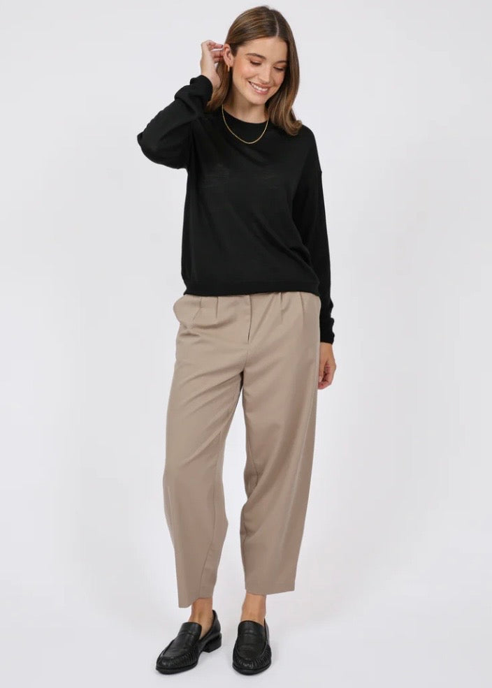 Crew Knit | Alto (Black)