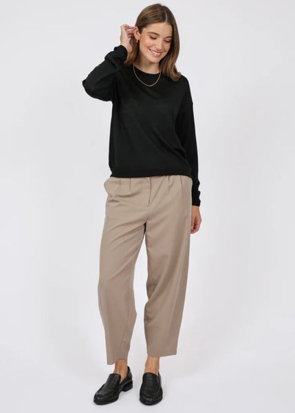 Crew Knit | Alto (Black)