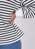 Close-up view of Marlow Delta sweatshirt