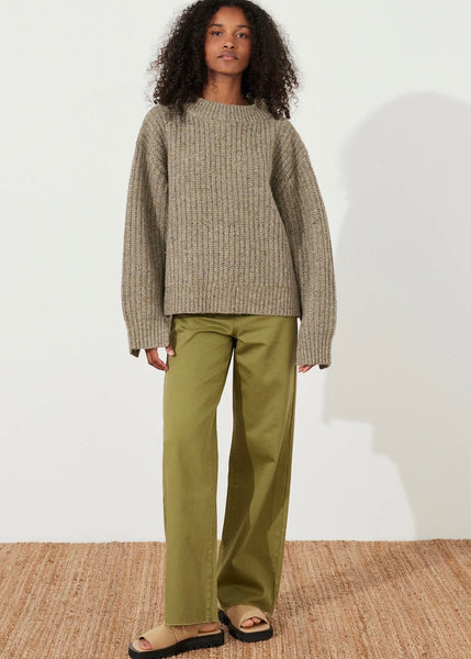 Jeans | Recycled Cotton Straight Leg (Khaki)