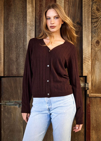 Cardigan | Muse (Chocolate)