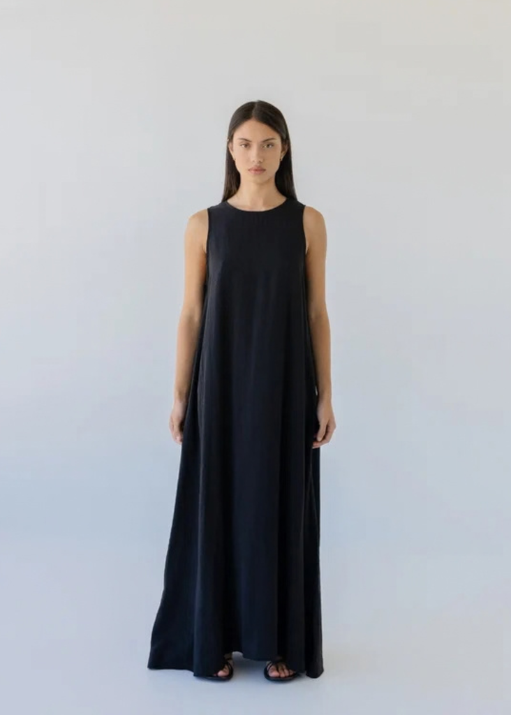 Dress | Silky Maxi (Black)