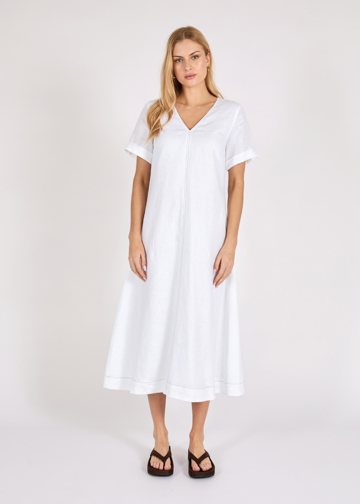 Dress | Tivoli Linen (White)