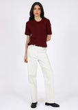 Knit Tee | Vero (Oxblood)