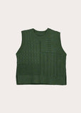 Vest | Billie Cable (Cypress Green)