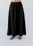 Skirt | Silky Maxi (Black)