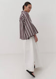 Shirt | Finn (Plum Striped)
