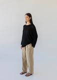 Jumper | Relaxed Knit Pullover (Cocoa)