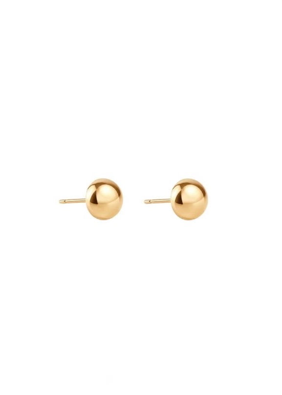 Earrings | Dome Stud (Gold)